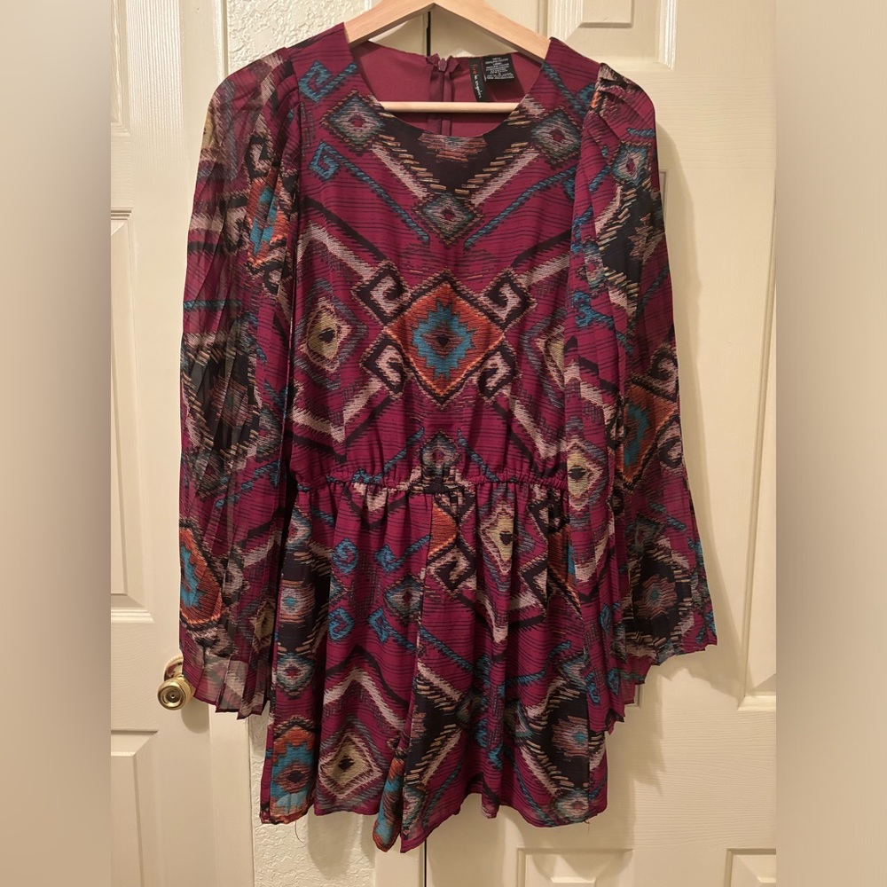 Long sleeve romper